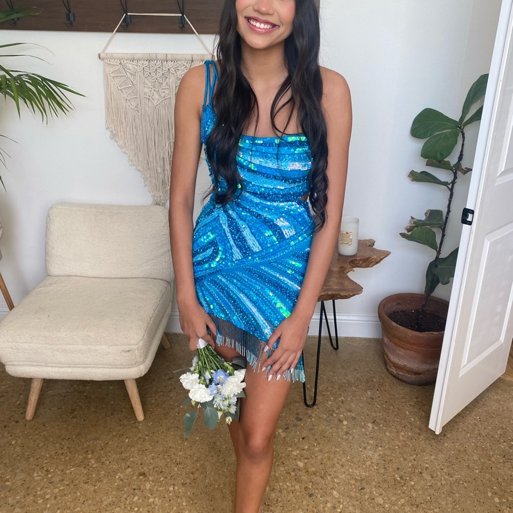 Rachel Allen homecoming dress in the style 40301.